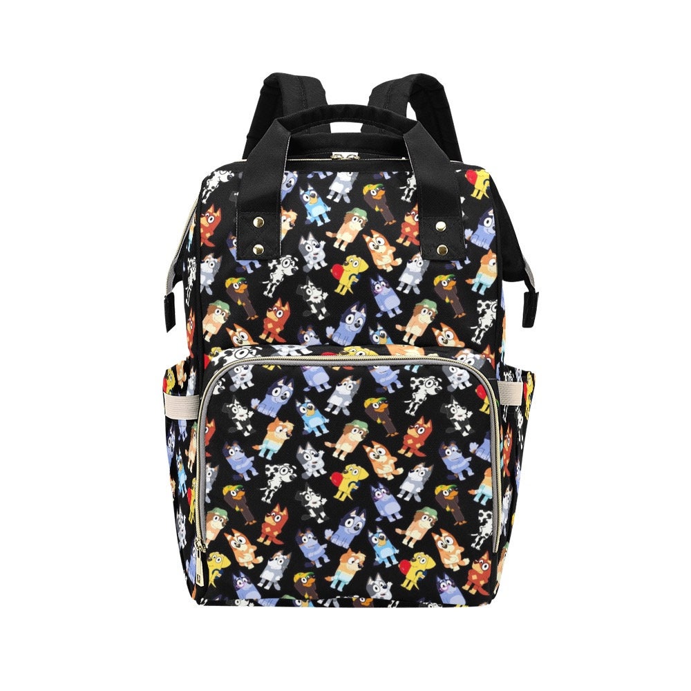 Bluey Dogs Diaper Bag Backpack Disney Bluey Backpack Etsy