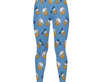 Donald Duck Leggings Disney Leggings Donald Duck Yoga Pants Disney Yoga Pants Yoga Pants Yoga Leggings Donald Yoga Leggings Etsy Canada