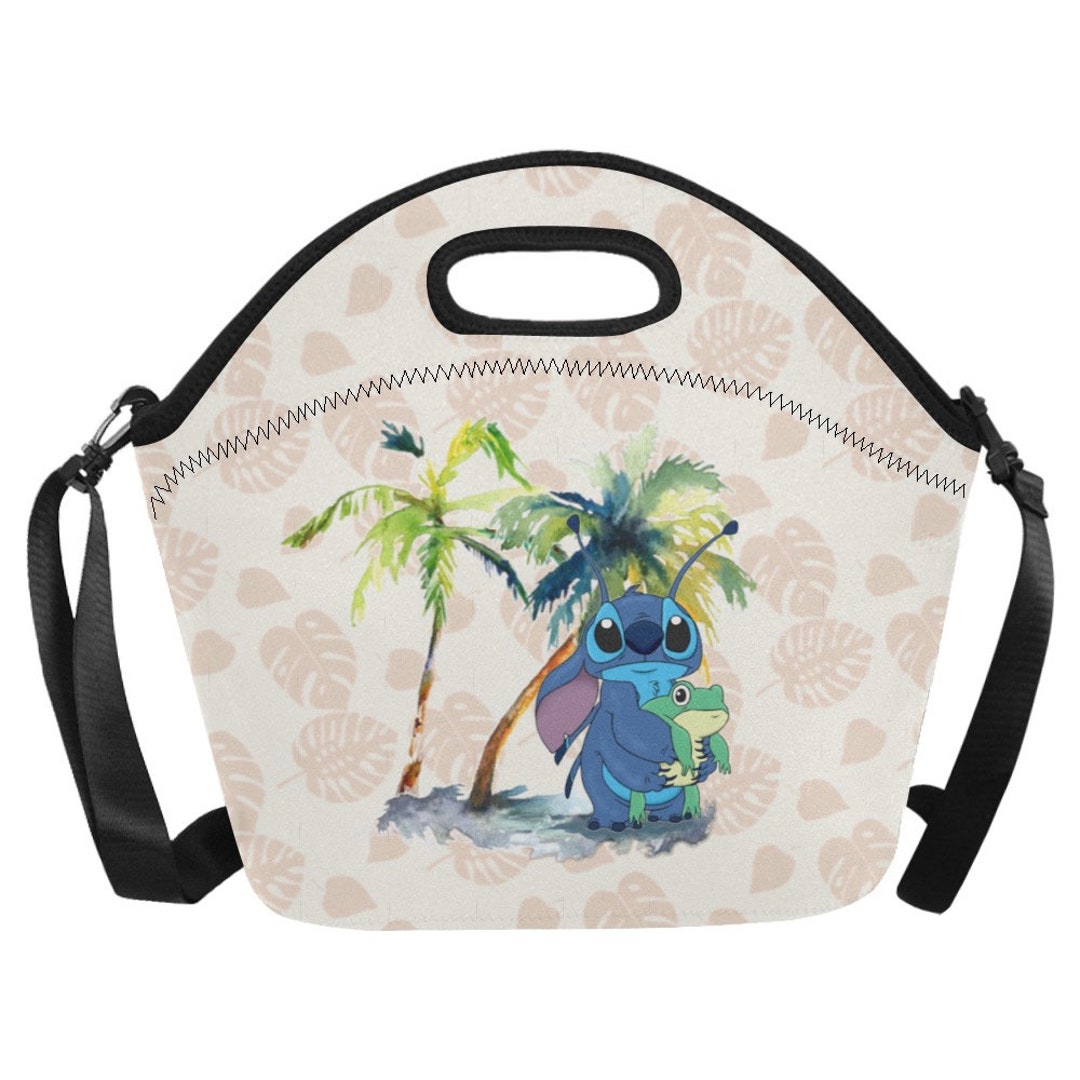 Stitch Neoprene Lunch Bag Stitch Lunch Bag Lilo and Stitch Lunch Box Disney  Lunch Bag Disney Lunchbox Disneyland Snacks Bag 