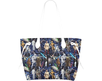 Space Wars Canvas Tote | Star Tote Bag | Space Purse | Space Bag | Space Tote Bag | Disney Tote Bag | Disney Canvas Tote Bag | Star Battle