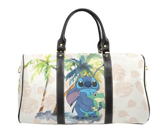 Stitch Travel Bag | Lilo and Stitch Travel Bag | Disney Duffel Bag | Disney Travel Bag | Disney Suitcase | Disneyland Duffel Bag |
