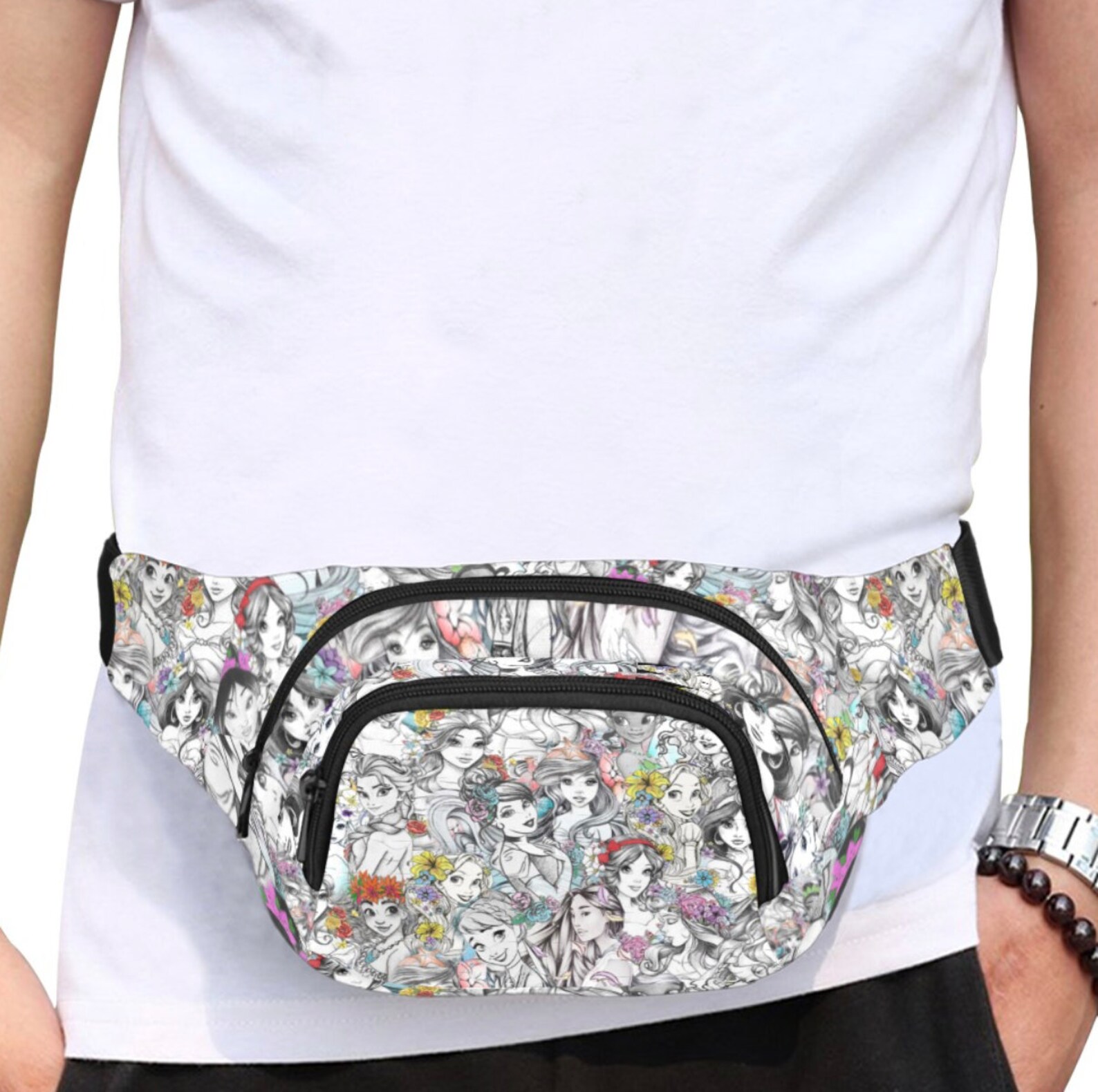 Disney Princess Fanny Pack Disney Princess Purse Princess Etsy