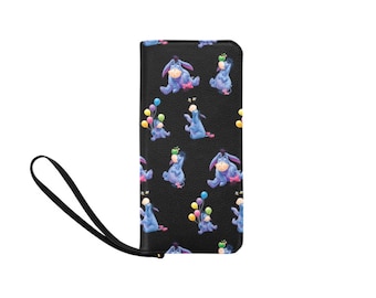 Eeyore Wrist Wallet | Eeyore Wallet | Winnie The Pooh and Friends Wallet | Disney Wallet | Disney Purse | Disney Wristlet | Pooh Purse |
