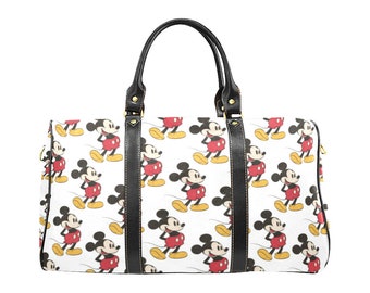 Mickey Mouse Travel Bag Mickey Duffel Bag Disney Duffel Bag Disney Bag Mickey Luggage Mickey Suitcase Mickey Mouse Bag Etsy