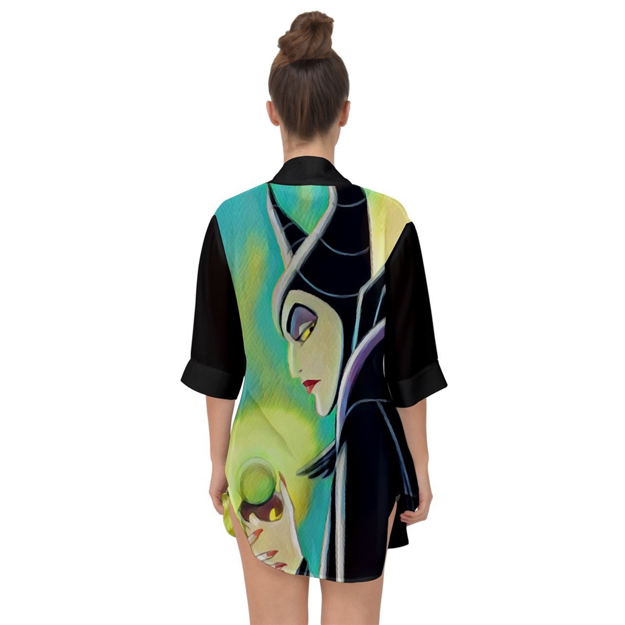 Maleficent Chiffon Kimono |  Maleficent Kimono | Maleficent Shirt | Disney Kimono