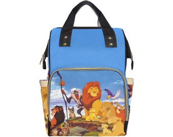 Lion King Diaper Bag Backpack | Simba Backpack | Lion King Bag | Disney Diaper Bag | Disneyland Backpack | Disney Bag | Diaper Backpack |