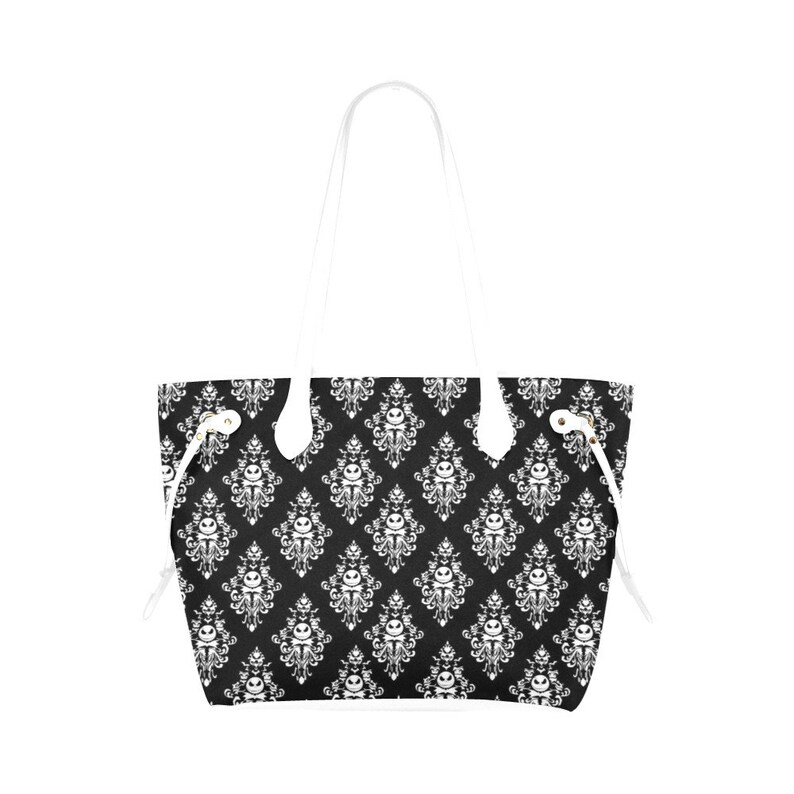 Borsa tote in tela della casa stregata di Jack Skellington / Borsa tote della casa stregata / Borsa della casa stregata / Borsa HM / Borsa Disneyland / immagine 4