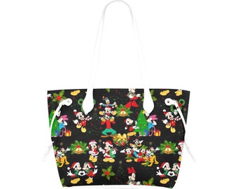 Micky und Freunde Canvas Geldbörse | Micky Weihnachtstasche | Micky Weihnachtstasche | Micky Maus Geldbörse | Disney Geldbörse | Disneyland Tasche