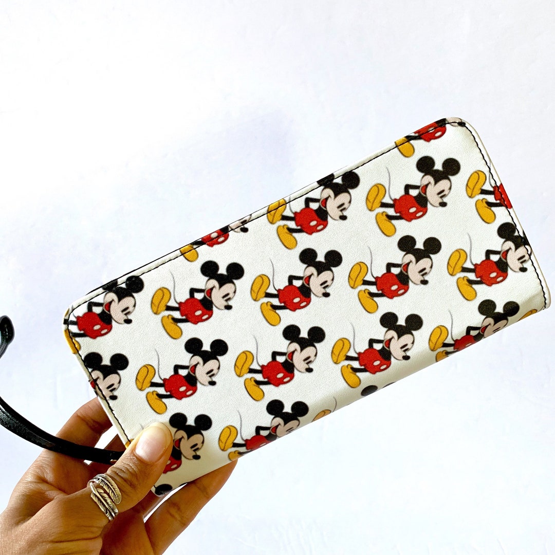 Mickey Mouse Wallet Mickey Wallet Disney Wallet Disney Wrist Wallet