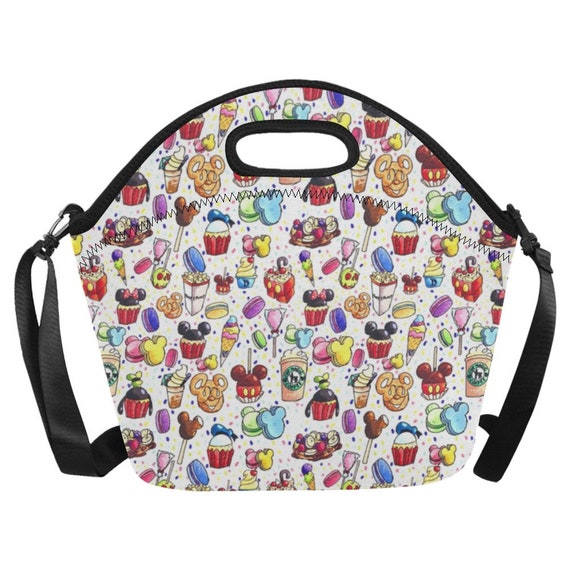 Disney Park Snacks Neoprene Lunch Bag Park Snacks Lunch Bag Disney