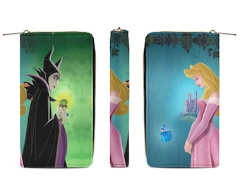 Sleeping Beauty Zipper Wallet | Sleeping Beauty Wallet | Sleeping Beauty Purse | Disney Wallet | Disney Purse | Disney Wallet | Maleficent