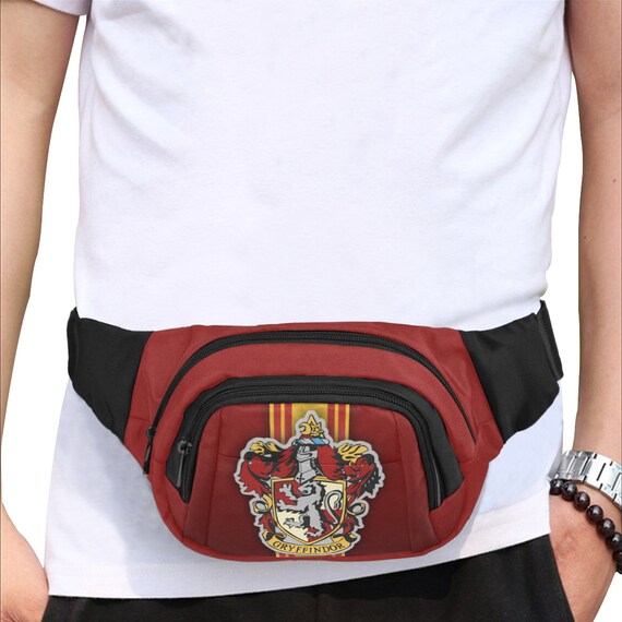 Boy Wizard Zipper Bag Luna Fanny Pack Wizard School Kangaroo Pouch Waist Pouch Hip Bag Wizard Carry All Magic Magic News