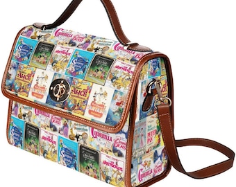 Disney Movie Posters Purse | Disney Movies Purse | Disney Crossbody Purse | Disney Satchel | Disney Handbag | Disney Bag | Disney Movies