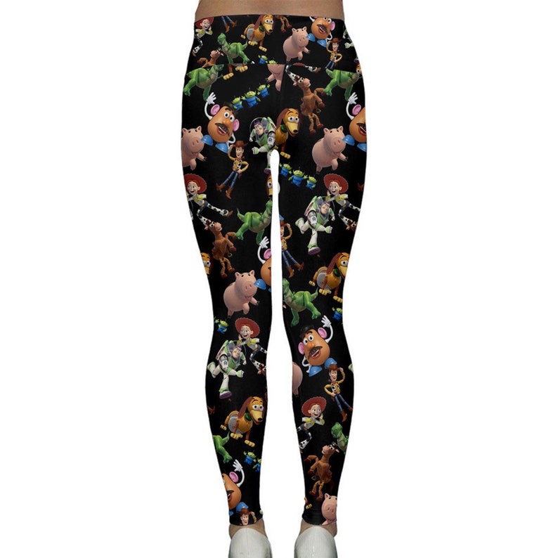 Toy Story Leggings Disney Leggings Toy Story Yoga Pants Etsy