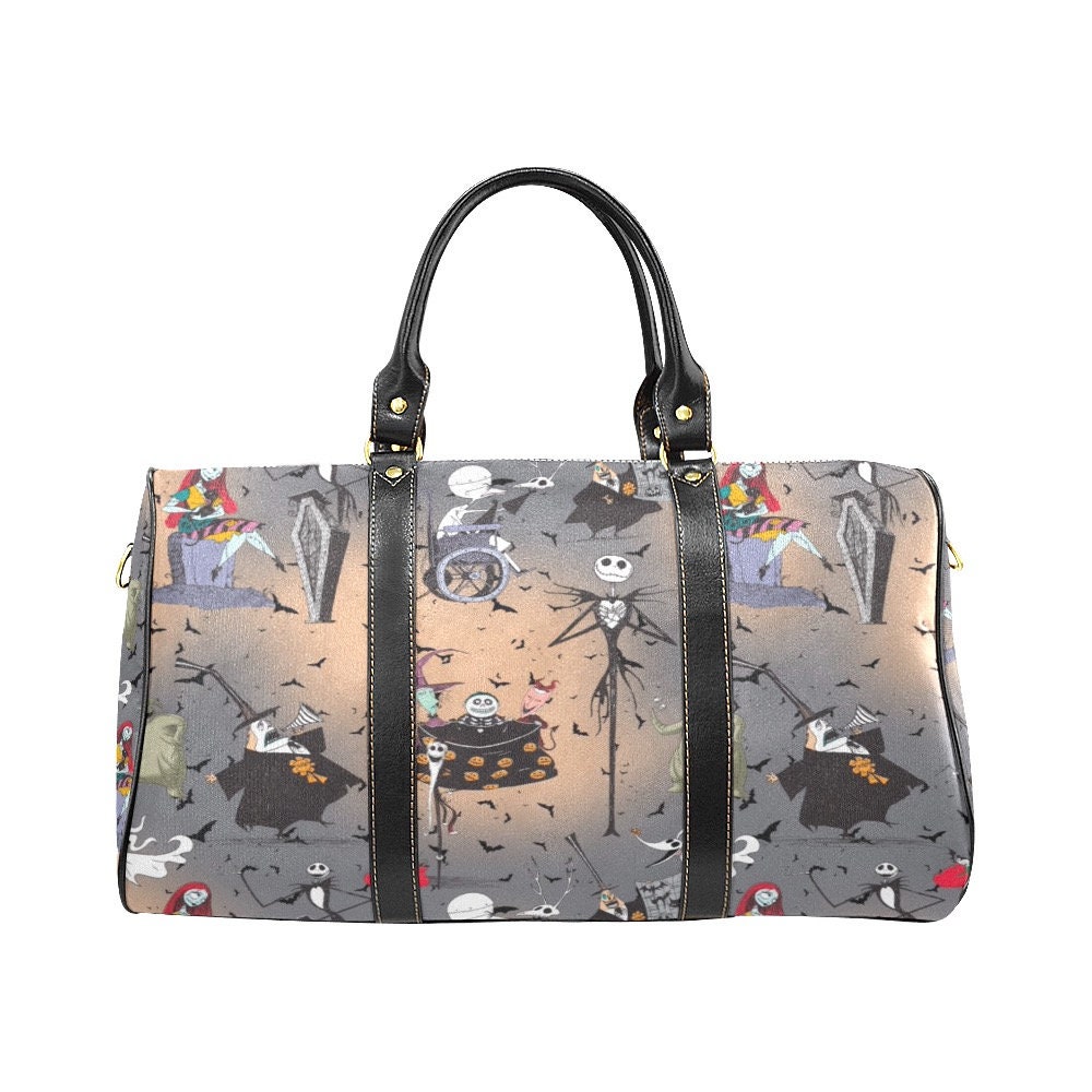 Disney Cream and Gray Nightmare Before Christmas Bag Amazon.com: Loungefly Disney Nightmare Before Christmas  main image 3