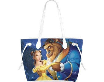 Sac à main en toile La Belle et la Bête | Sac à main Belle et Bête | Fourre-tout BATB | Sac à main Disney | Sac Disney | Sac fourre-tout Disney | Sac à main Disneyland |