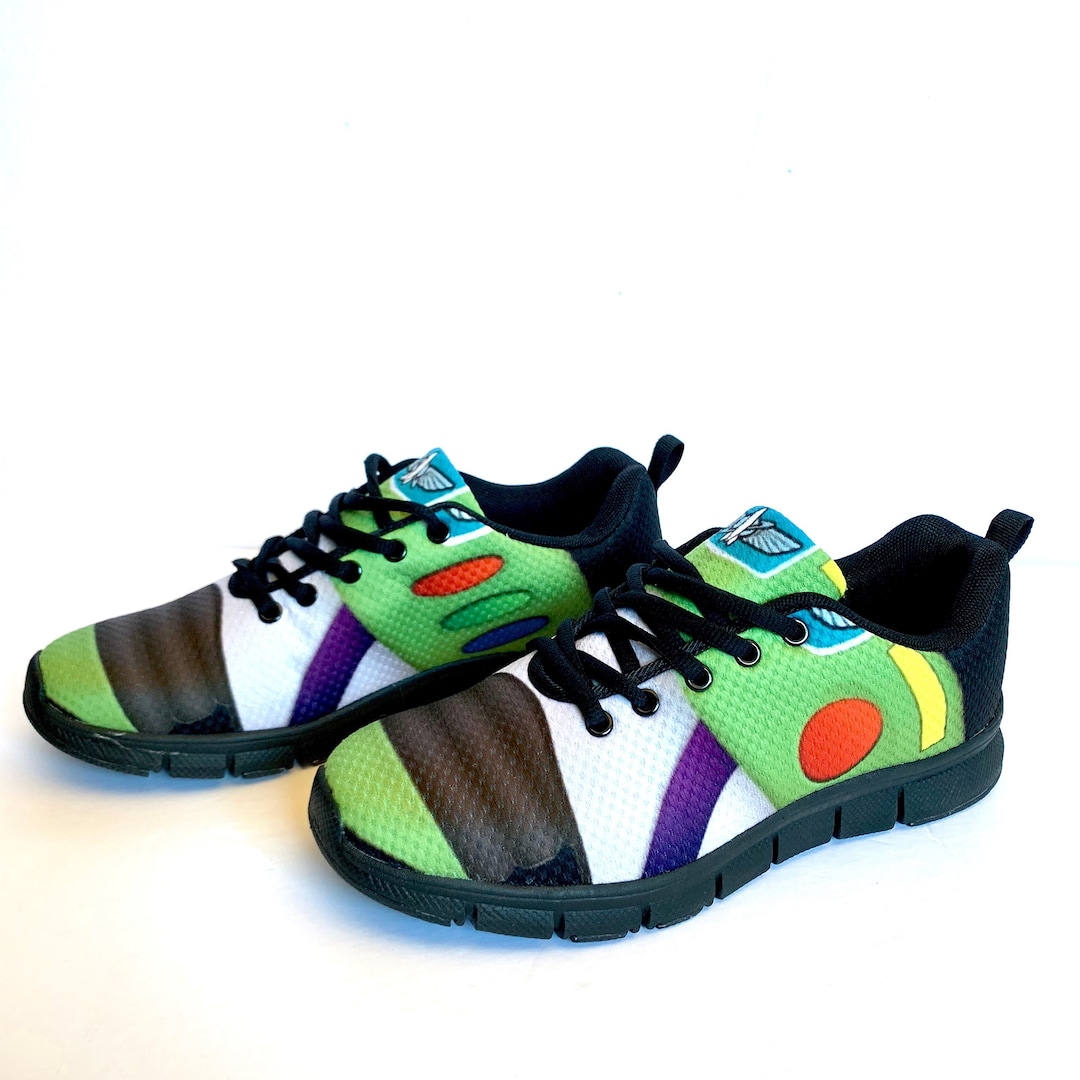 Disney Buzz Buzz Lightyear Shoes Hot Topic Disney Pixar Toy Story Woody Buzz  Lace-Up Sneakers