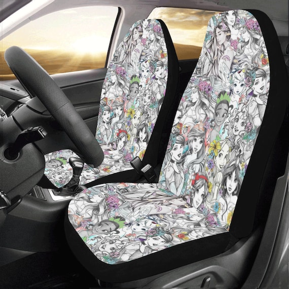 Protector Respaldo Asiento Coche Princesas