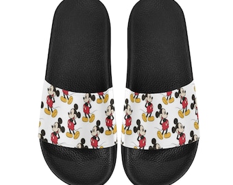 Mickey Mouse Slip On Sandals | Mickey Mouse Sandals | Disney Sandals | Disney Slip On Shoes | Mickey Slip On Shoes | Disney Shoes |