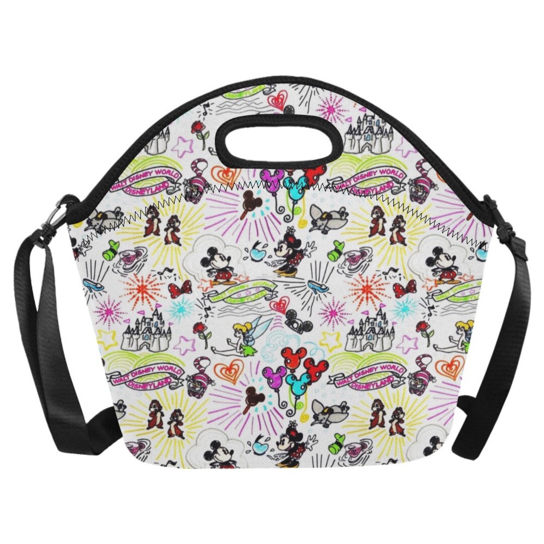 Disney Park Neoprene Lunch Bag Disney Parks Lunch Bag Etsy
