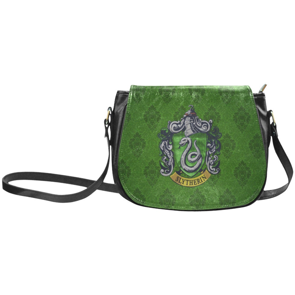 Slytherin Crossbody Purse Slytherin Purse Harry Potter Bag Etsy