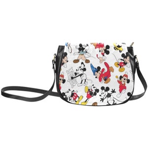 Mickey Mouse Through the Years Crossbody | Mickey Mouse Purse | Mickey Mouse Bag | Disneyland Tote | Disneyland Purse | Disney World Purse |