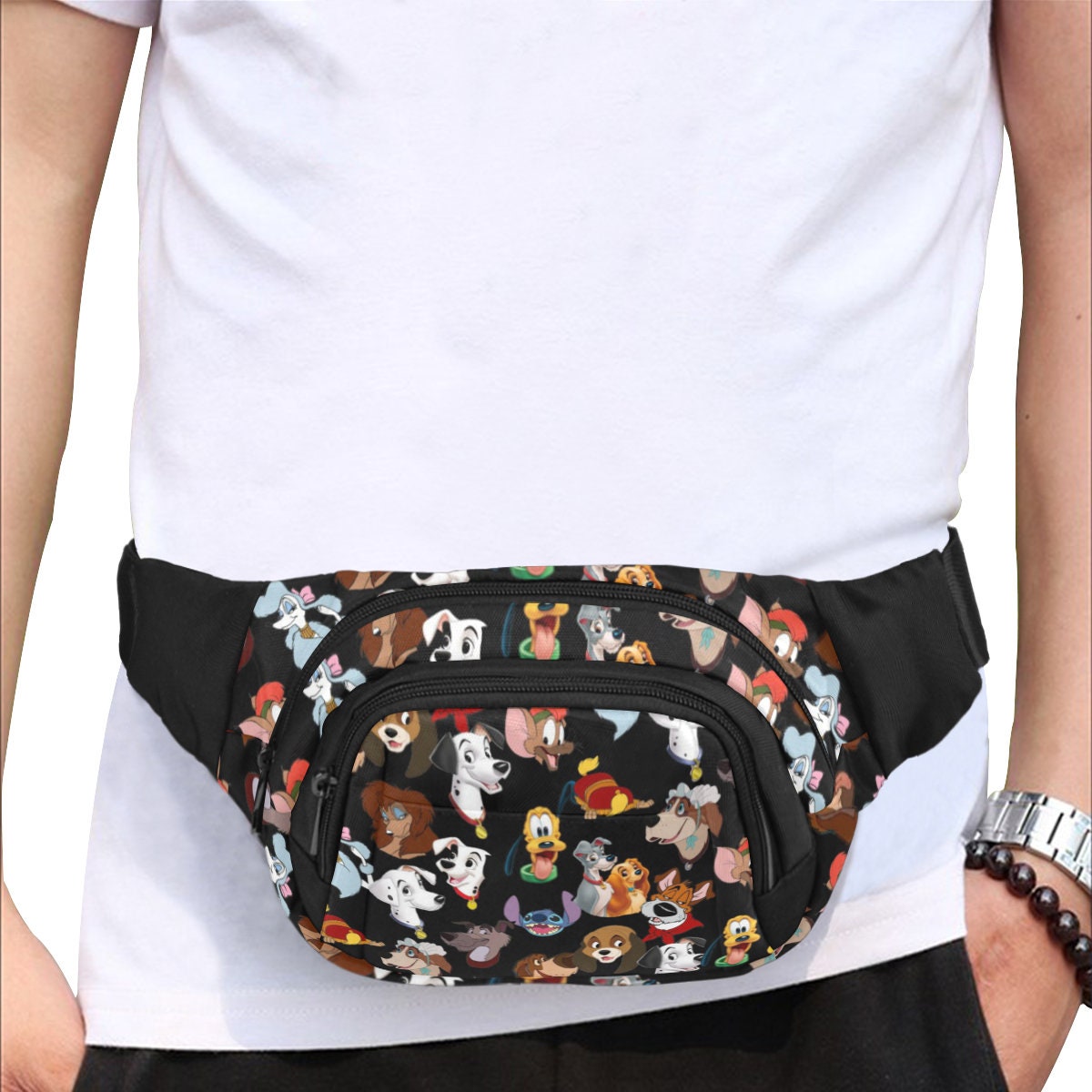 Disney Dogs Fanny Pack Disney Dogs Bag Disneyland Fanny Etsy