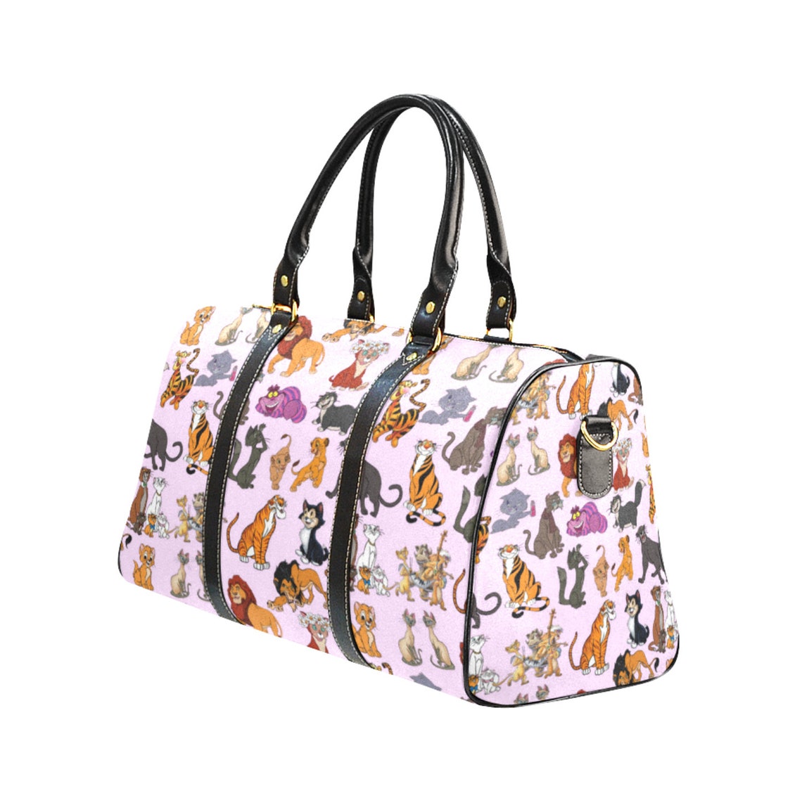 Disney Cats Travel Bag Disney Cats Duffel Bag Disney Etsy