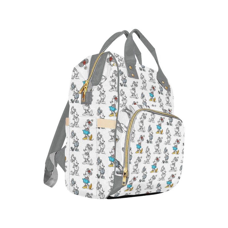 Mickey and Minnie Diaper Bag Backpack Disney Diaper Bag Etsy