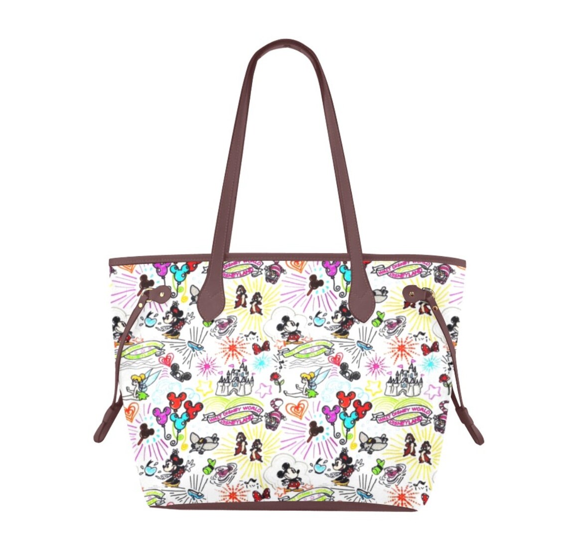 Disney Parks Canvas Purse Disneyland Purse Disney World Etsy