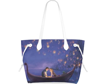Verstrickt Canvas Tragetasche | Rapunzel Tote Bag | Rapunzel Geldbörse | Verhedderte Einkaufstasche | Disney Prinzessinnen Geldbörse | Disney Geldbörse | Disneyland Tasche