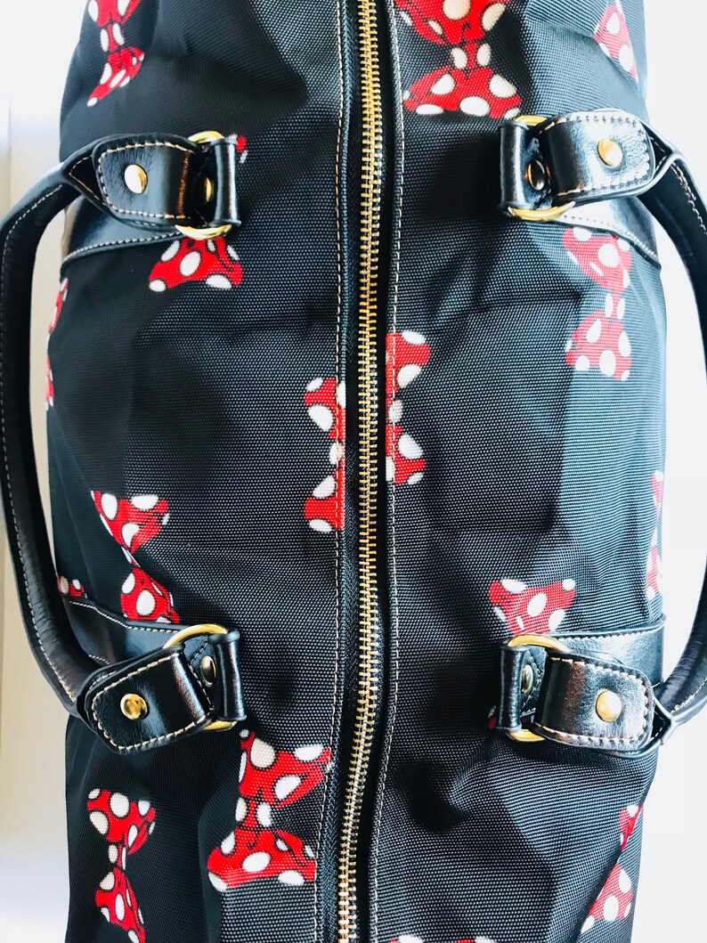 Minnie Mouse Bow Travel Bag Minnie Mouse Duffel Bag Disney Etsy