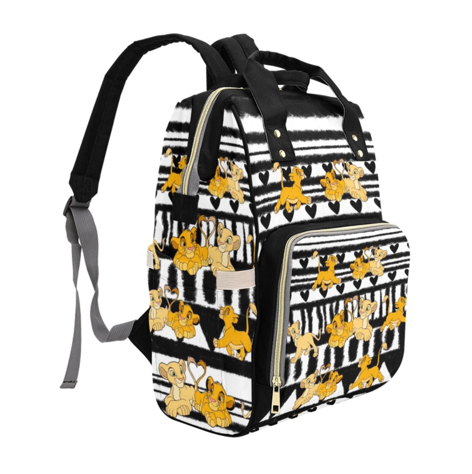 Lion King Diaper Bag Backpack Simba Backpack Lion King Bag Etsy