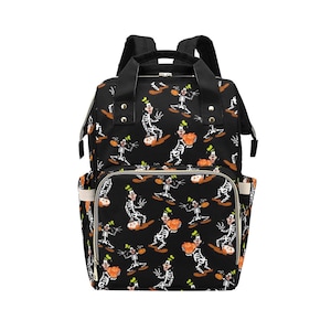 Goofy Skeleton Diaper Bag Backpack | Goofy Halloween Backpack | Disney Halloween Bag | Disney Halloween  Disney Diaper Bag | Disney Backpack