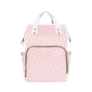 Pink Mickey Mouse Diaper Bag Backpack | Mickey Mouse Backpack  Disney Diaper Bag  Disney Backpack  Mickey Mouse Bag  Disney Diaper Backpack