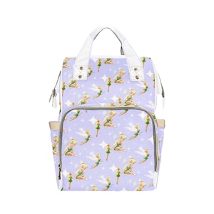 Tinker Bell Diaper Bag Backpack | Tinker Bell Backpack | Peter Pan Backpack | Disney Diaper Bag | Disney Backpack | Disney Diaper Backpack |