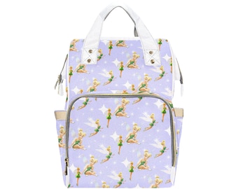 Tinker Bell Diaper Bag Backpack | Tinker Bell Backpack | Peter Pan Backpack | Disney Diaper Bag | Disney Backpack | Disney Diaper Backpack |