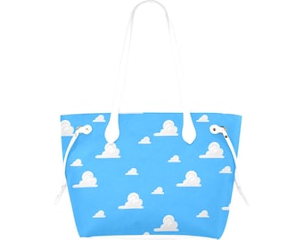 Toy Story Clouds Canvas Purse | Toy Story Clouds Bag | Toy Story Purse | Woody and Buzz Purse | Disney Tote Bag | Disneyland Tote Bag