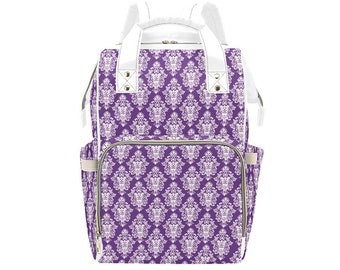 Mickey Haunted Mansion Diaper Bag Backpack | Haunted Mansion Backpack | HM Backpack | Disney Diaper Bag | Disney Backpack | Diaper Backpack