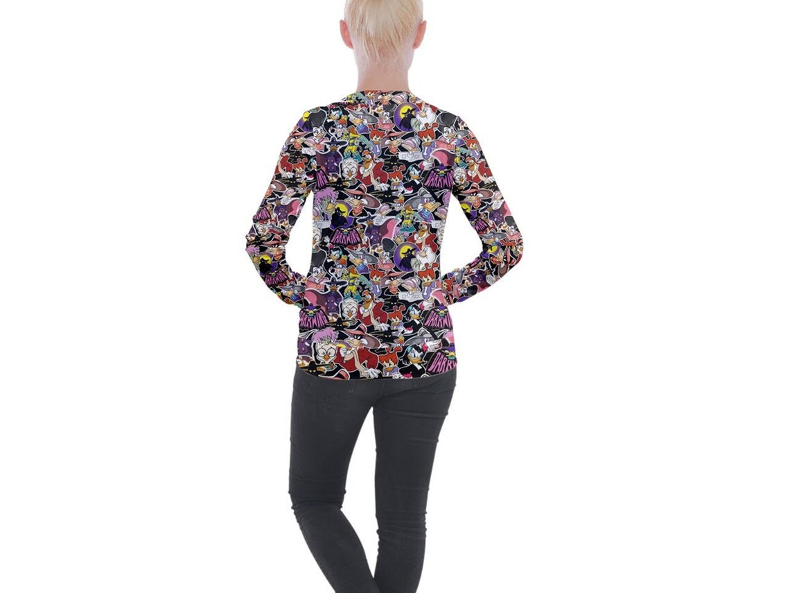 Darkwing Duck Light Jacket Darkwing Duck Zipup Jacket Etsy