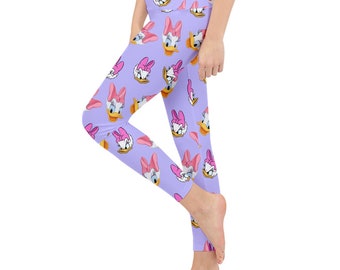 Daisy Duck Leggings | Disney Leggings | Daisy Duck Yoga Pants | Disney Yoga Pants | Yoga Pants | Yoga Leggings | Daisy Yoga Leggings