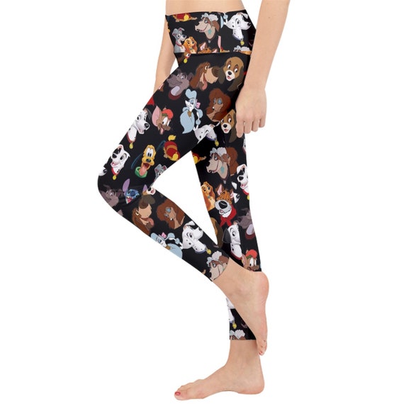 Dots and Bows  Minnie Mouse Inspired Leggings, Yoga Pants & Capris