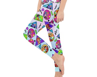 A Goofy Movie Leggings | Max Goof Leggings | Max and Roxanne Powerline Leggings | Goofy Movie Leggings | Disney Leggings | Disney Yoga Pants