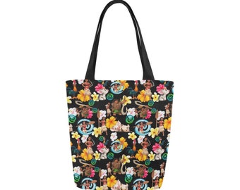 Bolso de lona de Moana / Bolso de mano de Moana / Bolso de Moana / Monedero de Moana / Bolso de lona de Moana y sus amigos / Bolso de mano de Disneyland / Bolso de lona /