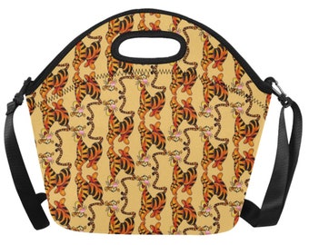 Tigger Neoprene Lunch Bag | Tigger Lunch Bag | Tigger Lunchbox | Tigger Bag | Winnie the Pooh Lunchbox | Disney Lunch Bag | Disney Lunchbox