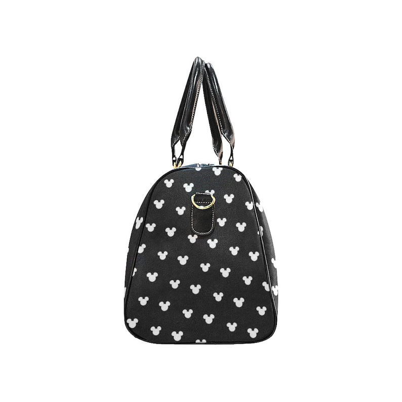 Mickey Mouse Black Travel Bag Mickey Duffel Bag Disney Etsy