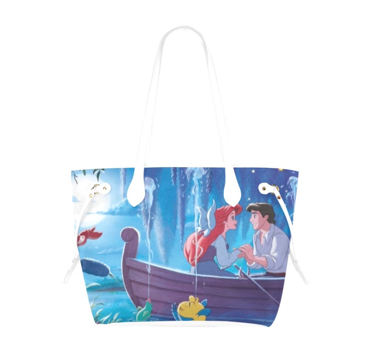 Disney ディズニー レザー 革 アリエル ハンドバック リトルマーメイド 