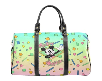 Bolsa de viaje de Mickey Mouse / Bolsa de lona de Mickey / Bolsa de lona de Disney / Bolsa de Disney / Equipaje de Mickey / Maleta de Mickey / Bolsa de Mickey Mouse /