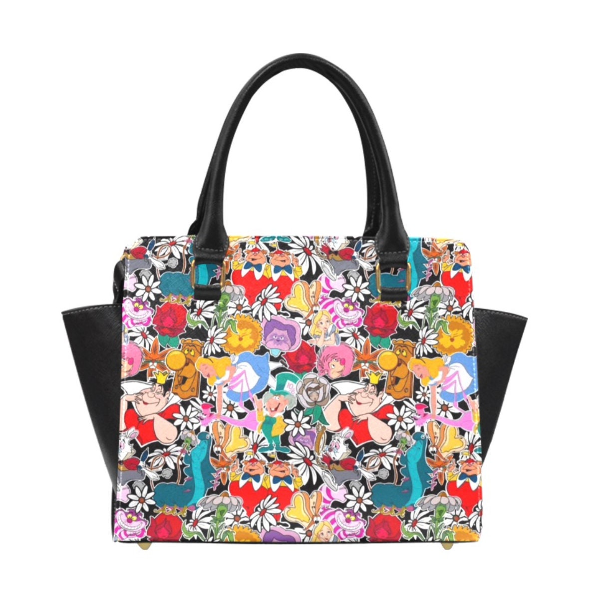 Alice in Wonderland Handbag Alice in Wonderland Purse Alice in Wonderland Bag Disney Purse Disney Bag Mad Hatter Purse Alice Bag Etsy Ireland