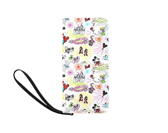 Disney Parks Wristlet Wallet | Disney Parks Wallet | Disneyland Wallet | Disney World Wallet | Disney Wallet | Disney Wristlet |